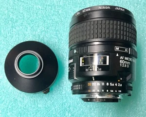 Nikon L1BC 62mm (2371) AF Micro Nikkor 60 mm  with C Mount Adapter - Picture 1 of 12