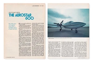 Aerostar 600 Aircraft Report 12/30/2023l - Picture 1 of 1