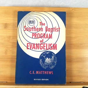 Southern Baptist Program of Evangelism w/ Pullout Poster by C E Matthews - 1956 - Foto 1 di 19