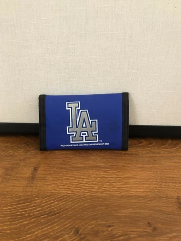 MLB 2005 Los Angeles Dodgers Nylon Trifold Wallet VTG Cover