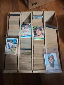 660+ count vintage Baseball Card Lot "70s 60s starter set" hoffer stars 80s rc - Picture 1 of 5