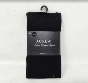 New women's XS J Crew super opaque black tights - Picture 1 of 4