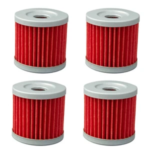 4Pcs Oil Filter for Suzuki AN400 Burgman DR125 S SM SP125 Hyosung GV250 GT250 - Picture 1 of 4