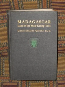 1924 Madagascar Land of the Man-Eating Tree Chase Osborn fold-out map photos 1st - Picture 1 of 7