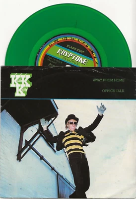 KLARK KENT (STEWART COPELAND OF POLICE) AWAY FROM HOME GREEN VINYL USA SINGLE - Image 1 of 2