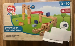 Playtive Junior Kugelbahn aus Holz Cascade 35 teilig Set 3-10 Jahre Neu - Bild 1 von 1