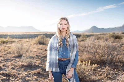 Роскошный шерстяной и шелковый шарф альпака. Дизайн сонаты Rhapsody. НОВЫЙ. Доставка из США - Изображение 1 из 4