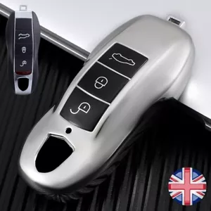 Autoschlüssel Fernbedienung Abdeckung Etui für Porsche 911 Turbo Panamera Macan Cayenne Taycan - Bild 1 von 10