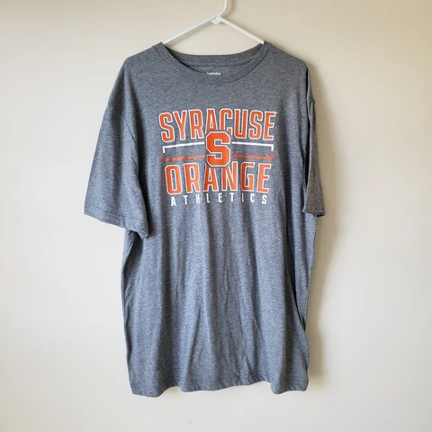 Syracuse Orange Athletics T-Shirt Tee Mens Med + XL Gray Captivating NCAA NWT Cover