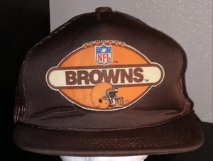 Vintage Cleveland Browns Cap Hat Snapback Mesh Trucker NFL Licensed - Picture 1 of 6