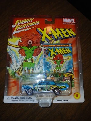 02 Johnny Lightning  X- Men  101 Custom Continental X-Men Marvel Car Number 6 - Image 1 of 2