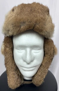 Sombrero de trampero de piel de conejo Mad Bomber nuevo sin etiquetas talla XL - Imagen 1 de 9