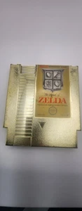 Nintendo NES Gold Cart The Legend of Zelda Game Tested - Picture 1 of 4