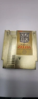 Nintendo NES Gold Cart The Legend of Zelda Game Tested - Image 1 of 4