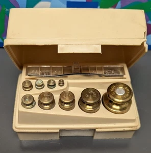 Antique Pharmacy Scale Calibration Gram Weight Set - Picture 1 of 5