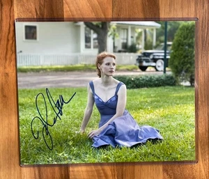 Foto firmada con autógrafo de Jessica Chastain 8x10 Zero Dark Thirty Martian Huntsman2 - Imagen 1 de 2