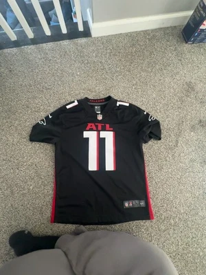 Camiseta negra Nike Julio Jones Atlanta Falcons Foto 1 de 2