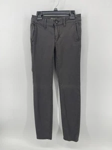 American Eagle Skinny X Soft Stretch Hose Damen Größe 00 niedriger Bund grau 25X29 - Bild 1 von 11