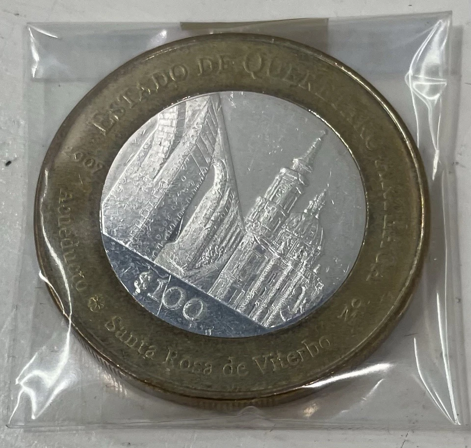 2007 Mexico Queretero 100 Peso .925 Silver Center Coin - Image 1 of 1