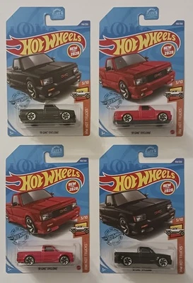 Lote de 4 Hot Wheels 2020 nuevos modelos Hot Trucks 91 GMC Syclone # 3/10 Foto 1 de 4