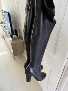 New Aldo Black Thigh High Boots Size 7 - Picture 1 of 8