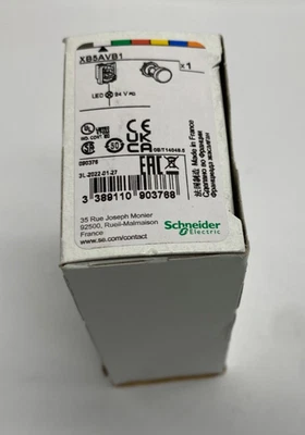 Schneider Electric XB5AVB1 Iluminado 24vdc Blanco Módulo LED ZBV-B1 Foto 1 de 4