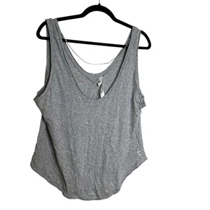 Free People Movement Henry Tank Top grau Gr. M Activewear Oversized Beachy - Bild 1 von 10