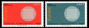 TURCHIA 1970 Europa 2v MNH** - Picture 1 of 1