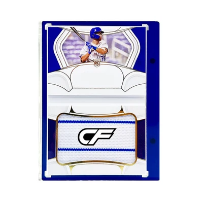 CF Magnetic One Touch for 175pt Vertical Double Booklet Cards - BLUE BORDER - Image 1 of 2