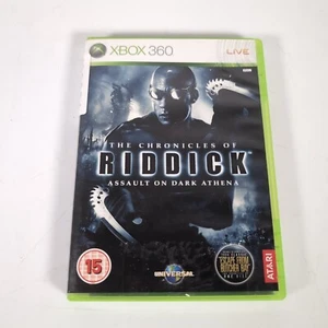 The Chronicles of Riddick Assault on Dark Athena Xbox 360 Video Game Manual PAL - Picture 1 of 4