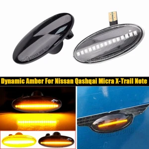 Luz de señalización lateral LED secuencial para Renault Koleos Smart Forfour Nissan Note - Imagen 1 de 18