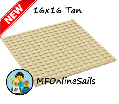 *NEW*  GENUINE LEGO Plates -16x16 studs or 5 inches  Flat Green Gray White Black - Image 1 of 4