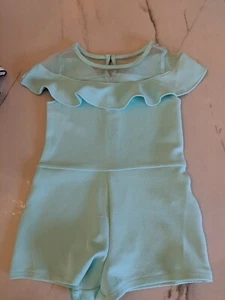 Little Girls Romper Shorts 6  Childrens Place ruffle - Picture 1 of 4