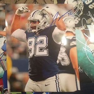 Foto fotografiada de Jeremy Minceya de 8x10 de los Dallas Cowboys Holo - Imagen 1 de 1