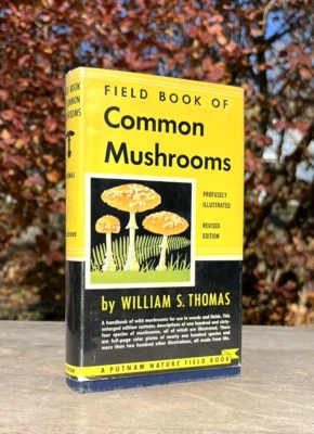 Old MUSHROOM GUIDE Common Mushrooms POISONOUS EDIBLE Color Plates 1948 RECIPES - Image 1 of 4