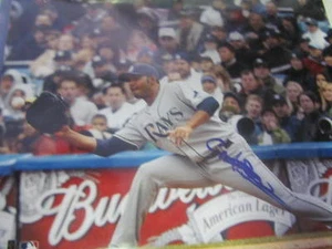 Carlos Pena Tampa Bay Rays Signed 8x10 Photo COA - Picture 1 of 1