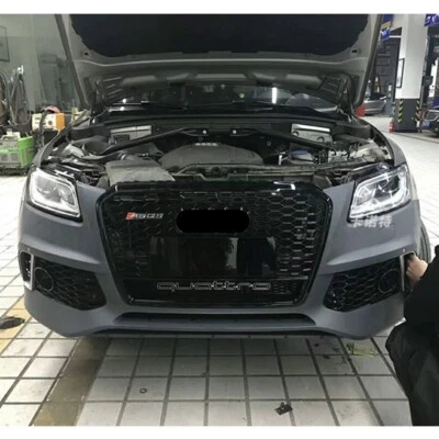 Griglia anteriore per AudiQ5 8R SQ5 13-16 Griglia radiatore RS nero lucido Grill - Image 1 of 4