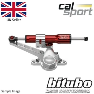 Amortiguador de dirección Bitubo Kawasaki ZX6R 636 2003-2004 B1 B2 rojo y kit de montaje - Imagen 1 de 3