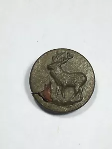Ancien Bouton de Chasse à Restaurer (9-2) - Imagen 1 de 3