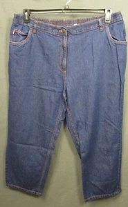 WOMAN WITHIN CLASSIC FIT plus size 22WP 100% cotton denim JEANS EUC #1332 - Picture 1 of 5