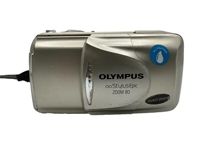 Olympus Infinity Stylus Epic Zoom 80 35mm Point & Shoot Film Camera Repair/Parts - Image 1 of 4