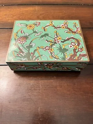 Antique Chinese Cloisonné Box • 132.21$