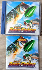 Sega Dreamcast Sega Bass Fishing - EMBALAJE ORIGINAL instrucciones juego - Imagen 1 de 7