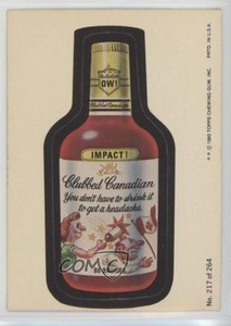 1980 Topps Wacky Packages Series 4 Clubbed Canadian #217 x9h