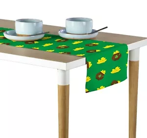 Vaso di runner da tavolo verde oro 12"x72" o 14"x108" - Foto 1 di 1