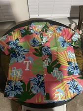 Texas Rangers MLB Baseball Margaritaville Night Hawaiian Shirt - XL