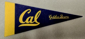 Cal Berkeley Golden Bears NCAA Mini Pennant 9"x4", New,Felt, Made in USA - Picture 1 of 4