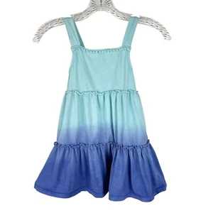 Tommy Bahama Dress Youth 5 Blue Tiered Sleeveless A-Line Swim Beach Girls Kids - Picture 1 of 9