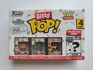 Toy Story Disney Funko Bitty Pop Confezione da 4 Mystery Pixar Woody Rex Slinky Dog - Foto 1 di 6