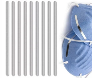 200 PCS Aluminum Strip Nose Bridge Wire for DIY Mask Making Accessory US Stock - Picture 1 of 5